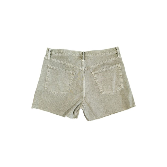 Women's FRAME le super high Shorts in Green size 32 - Picture 2 of 3